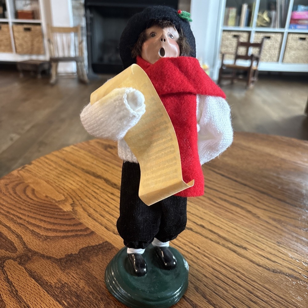Byers Choice Carolers 1998 Boy With Music